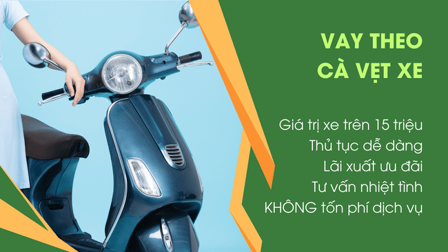 Vay theo cà vẹt xe máy