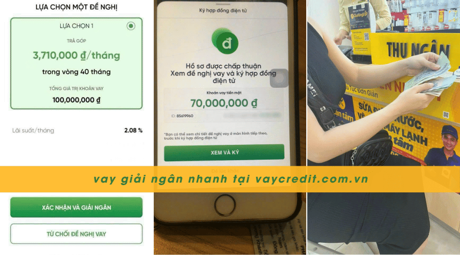 Vay theo cccd giải ngân nhanh tại vaycredit.com.vn